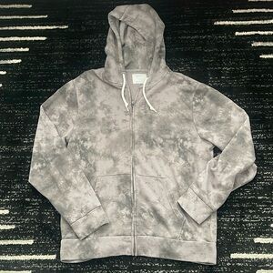 Old Navy Oversized Zip-up Tye-dye Hoodie